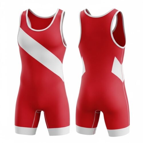Pro-Series Competition Wrestling Singlet (Crimson Sash Edition)