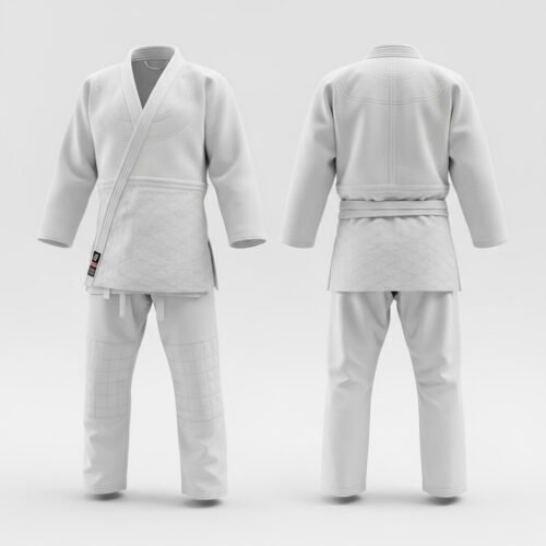 Pro-Series Elite Karate Gi (Traditional White with Black Trim)